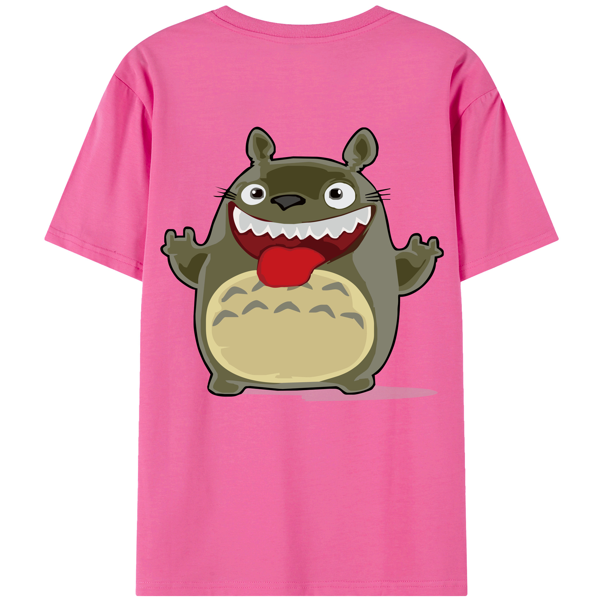 （画像用） となりのトトロ 草壁メイ 草壁サツキ My Neighbor Totoro Satsuki Kusakabe Mei Kusakabe レディース半袖Tシャツ(バックプリント)